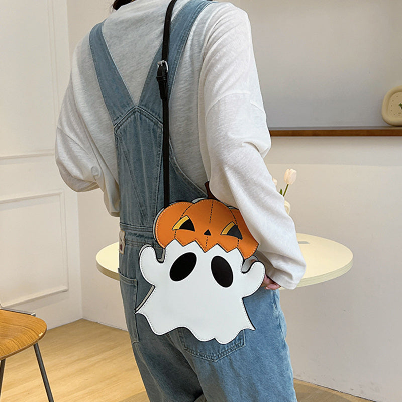 Halloween Shoulder Bags 3D Cartoon Pumpkin Ghost