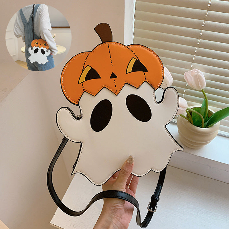 Halloween Shoulder Bags 3D Cartoon Pumpkin Ghost